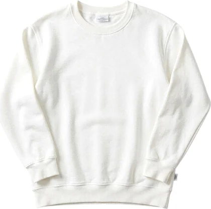 white sweatshirt
