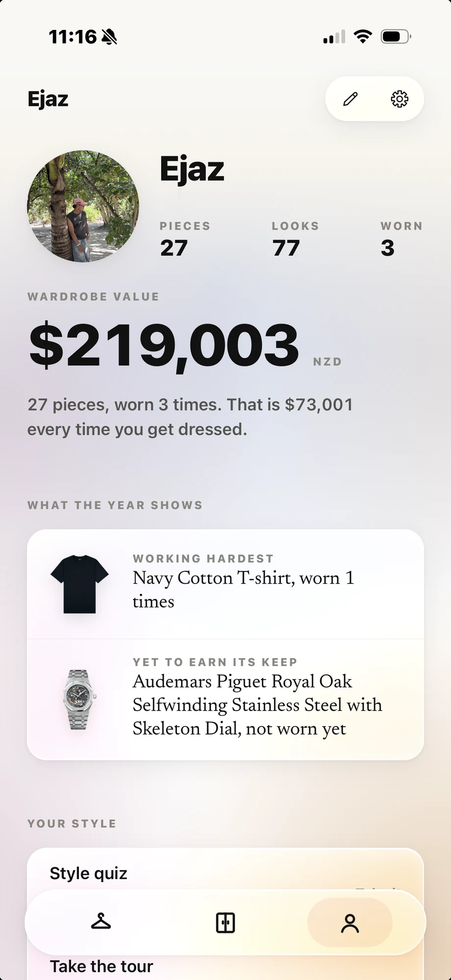 Wardrobe insights: pieces, looks and what the wardrobe is worth